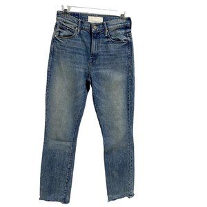 Mother‎ Superior Denim The Stunner Ankle Chew Straight Leg Jeans Size 25